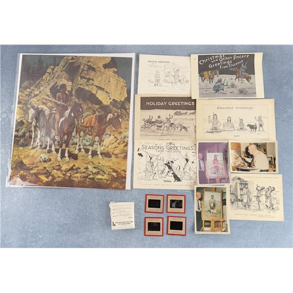 Collection of Clarence Ellsworth Greeting Cards