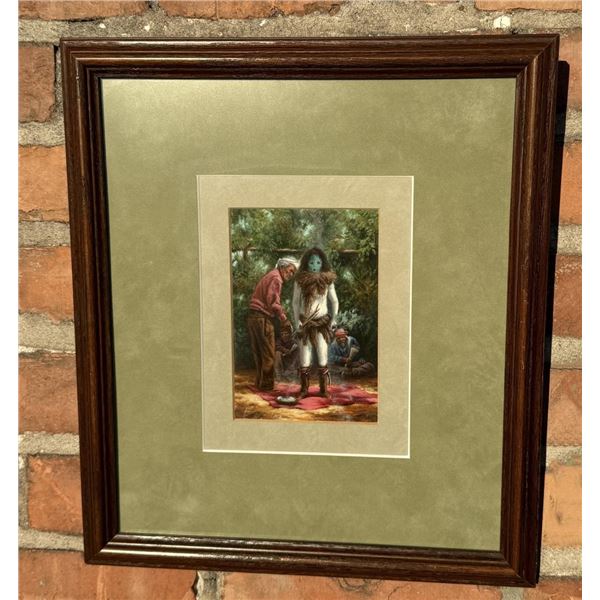 James King Oil on Board Painting