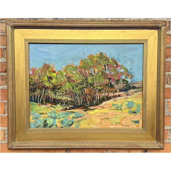 Caleb Meyer Oil on Board Painting Idaho