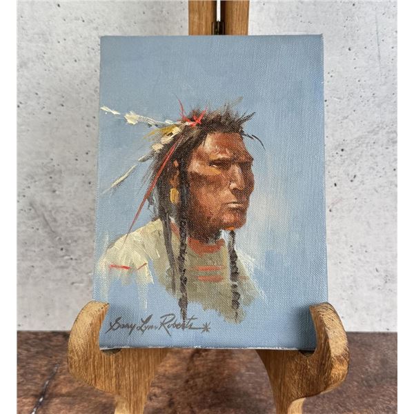 Gary Lynn Roberts Oil on Canvas Indian Painting