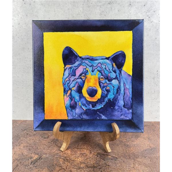 Karen Savory Montana Watercolor Bear Painting