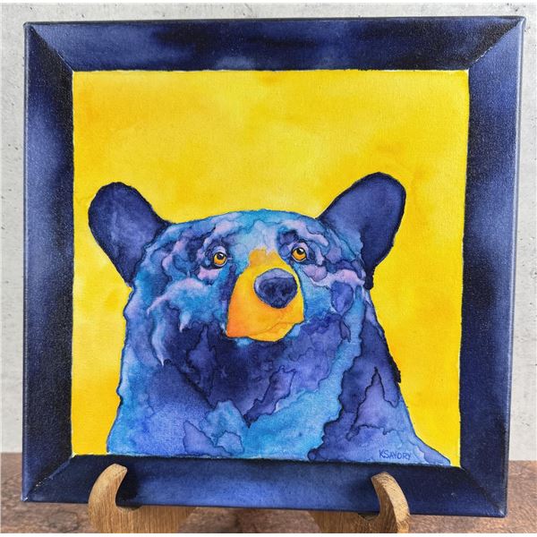Karen Savory Montana Watercolor Bear Painting