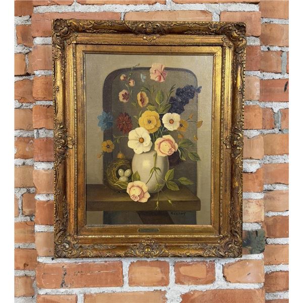 Jan Hendrik Van De Werf Oil on Canvas Painting