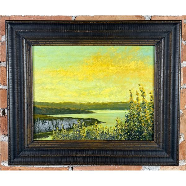 Michele Kapor Montana Oil on Board Painting