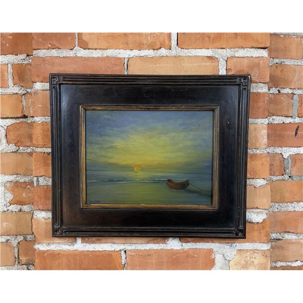 Michele Kapor Montana Oil on Board Painting