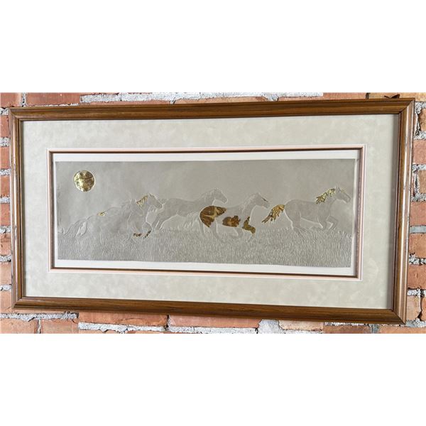 Jackie Sevier Many Colors Embossed Paper Sculpture