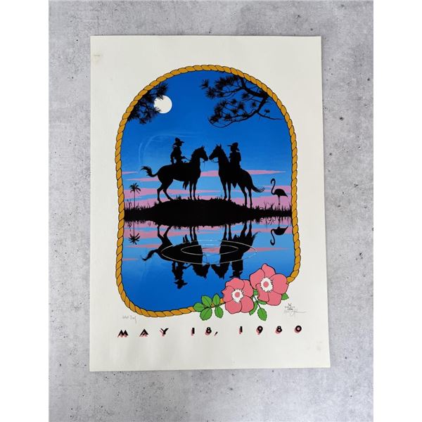 Monte Dolack May 18 1980 Print Missoula Montana