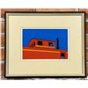 Image 1 : Biron Valier Caboose Serigraph Print