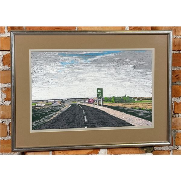 Walter Hook Missoula Montana Pastel Drawing