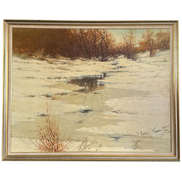 Walter Hook Missoula Montana Oil Painting