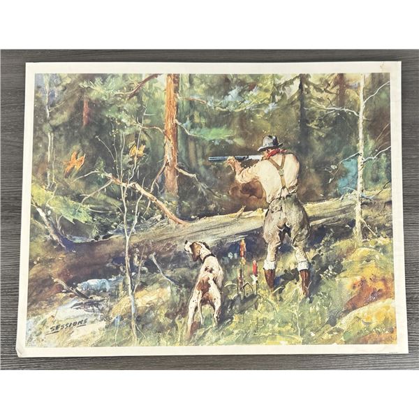 James Sessions Quail Hunter Print
