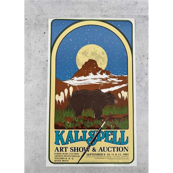 Clayborn Kalispell Art Show Auction Poster