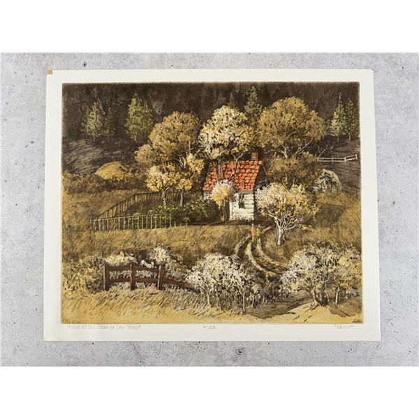 W. Hearst House at the Edge of the Forest Print