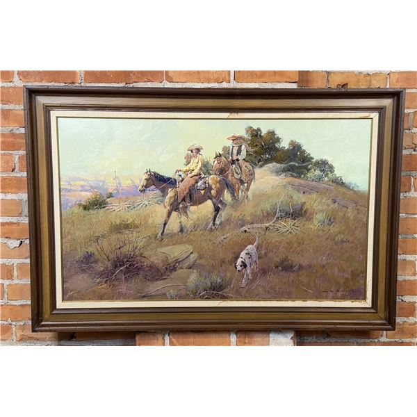 Don Prechtel Cowboy Oil Painting