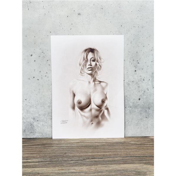 Yuliana Ovsianko Nude Drybrush Painting