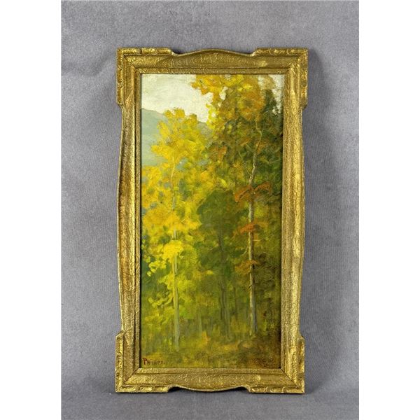 Bert Geer Phillips Taos Aspens Oil Painting