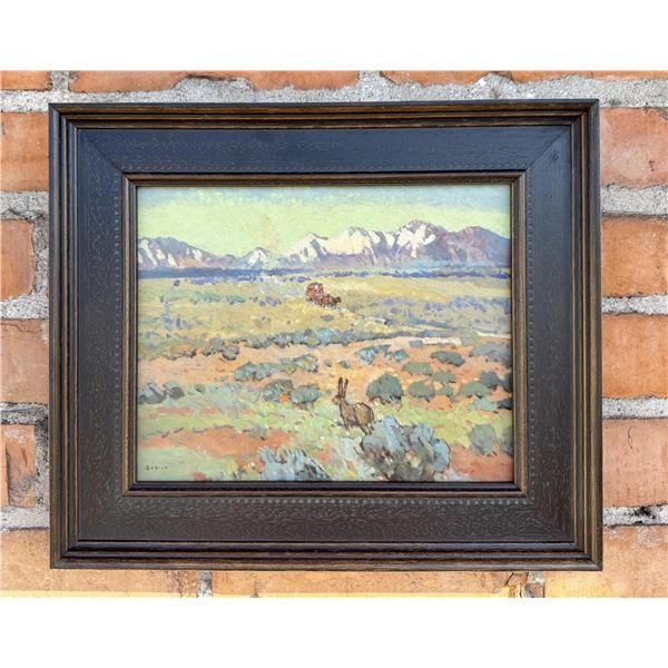 Sheryl Bodily Prairie Visitor Oil Painting