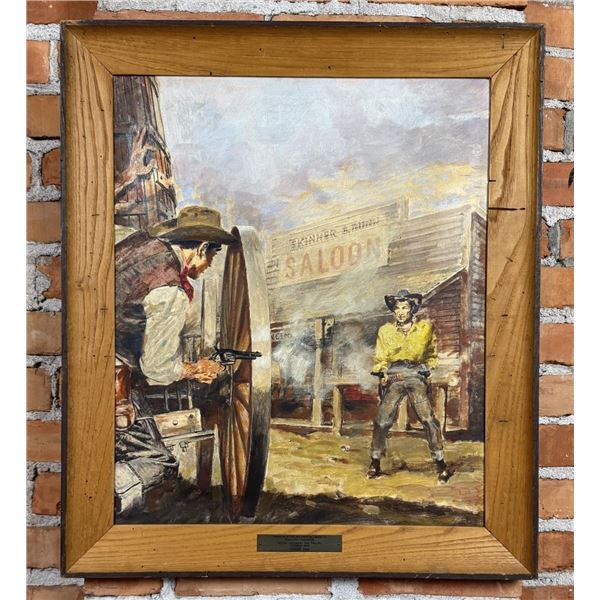 Gail Phillips Ranger Man Illustrated Oil Painting