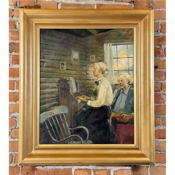 Paul Gregg Oil on Canvas Painting