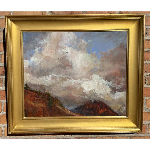 Signed Oil on Canvas Painting