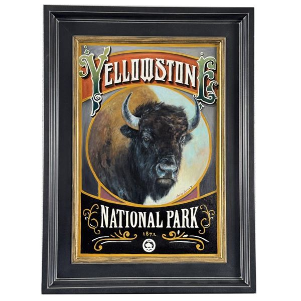Jennifer Johnson Yellowstone Park Oil Painting