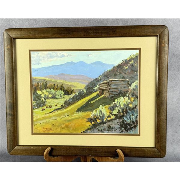 Larry Pirnie Montana Oil on Board Painting