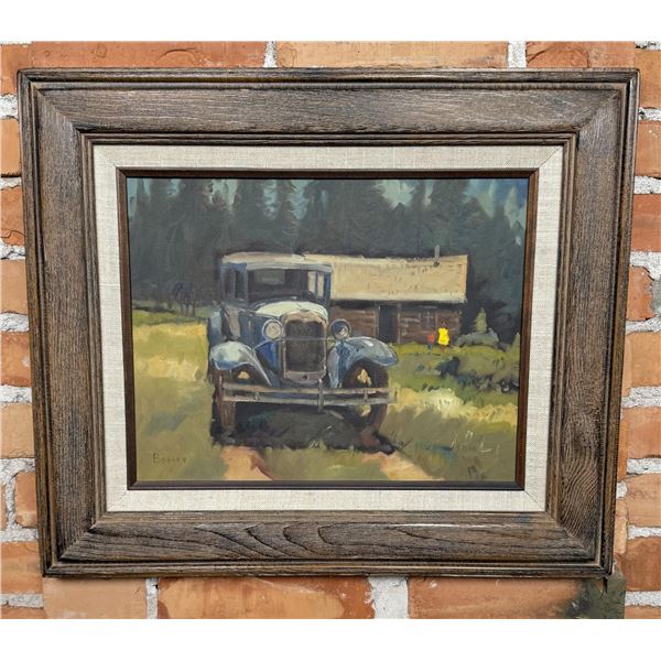 Sheryl Bodily Montana Homestead Oil Painting