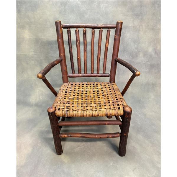 Antique Old Hickory Adirondack Armchair