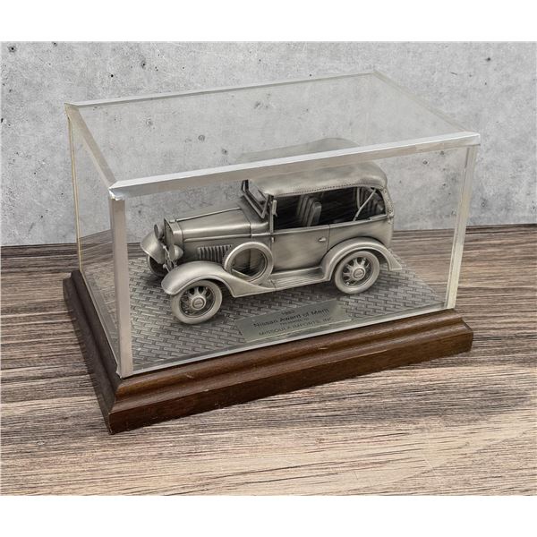 Datsun Dealer Award Dick Campbell Pewter