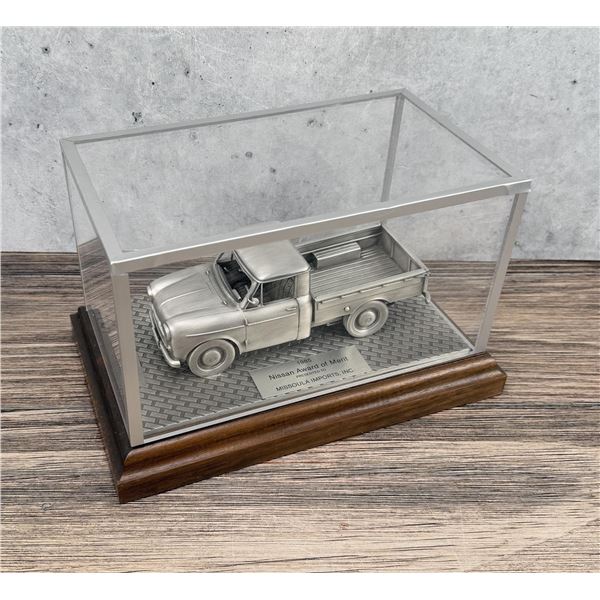 Datsun Dealer Award Dick Campbell Pewter