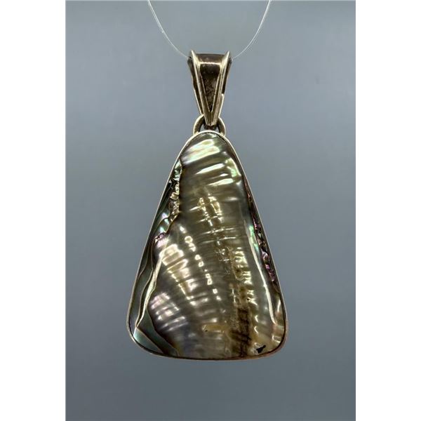 Sterling Silver Abalone Necklace Pendant