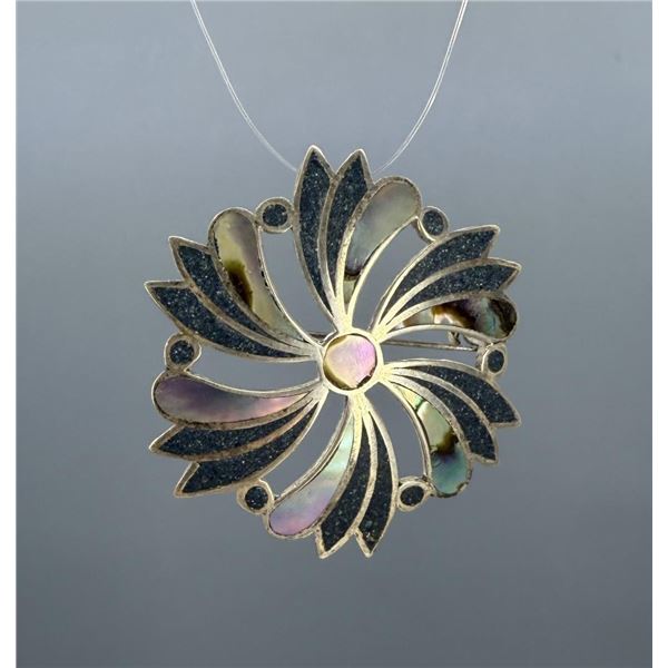 Taxco Mexico Sterling Silver Brooch