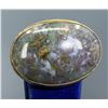 Image 1 : Moss Agate Cabochon Brooch