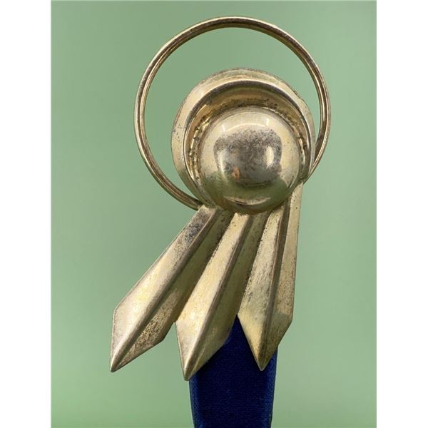 Napier Sterling Silver Brooch Fur Clip