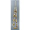 Image 1 : Sterling Silver Floral Link Bracelet