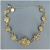 Image 3 : Sterling Silver Floral Link Bracelet