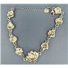 Image 4 : Sterling Silver Floral Link Bracelet