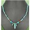 Image 1 : Peyote Bird Sterling Silver Turquoise Necklace