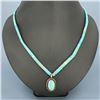 Image 1 : Navajo George Rolled Turquoise Necklace