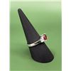 Image 2 : Sterling Silver Lab Grown Ruby Ring
