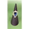 Image 1 : Sterling Silver Blue Quartz Ring