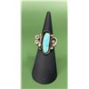 Image 1 : Navajo Sterling Silver Turquoise Ring
