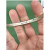 Image 4 : Les Hill Navajo Sterling Silver Cuff Bracelet