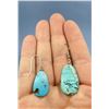 Image 2 : Navajo Turquoise Tab Earrings