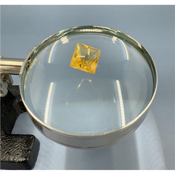 8ct Square Cut Citrine Gemstone