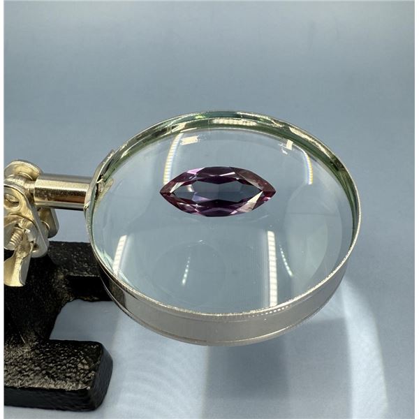 Synthetic Color Change Sapphire Gemstone GIA