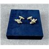 Image 2 : Sterling Silver Knot Cufflinks