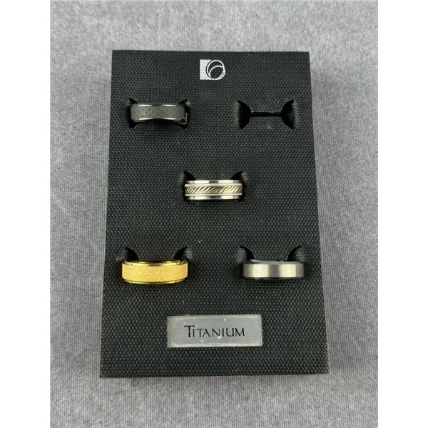 Benchmark Titanium Wedding Ring Bands