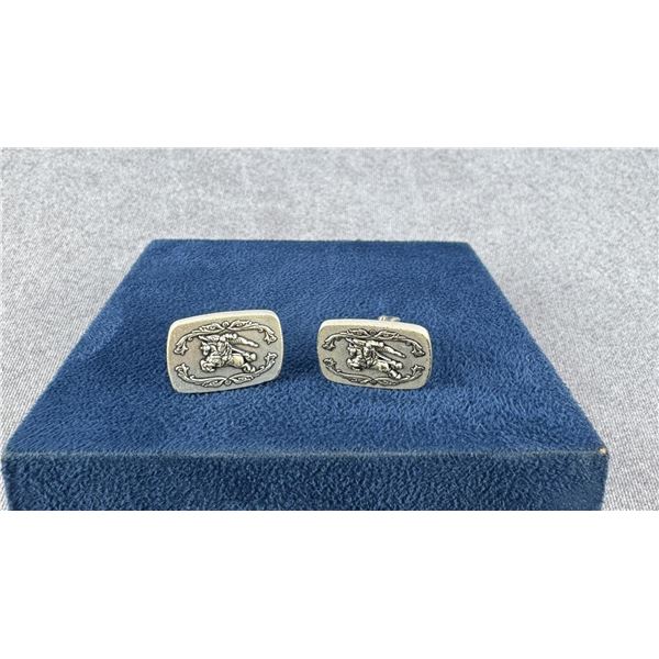 Vintage Burberry Knight Cufflinks