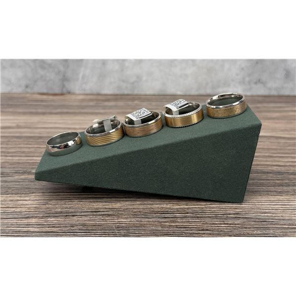 Benchmark 14k Gold Wedding Band Rings